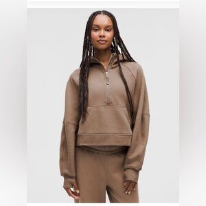 lululemon athletica Taupe Hoodie Sweater